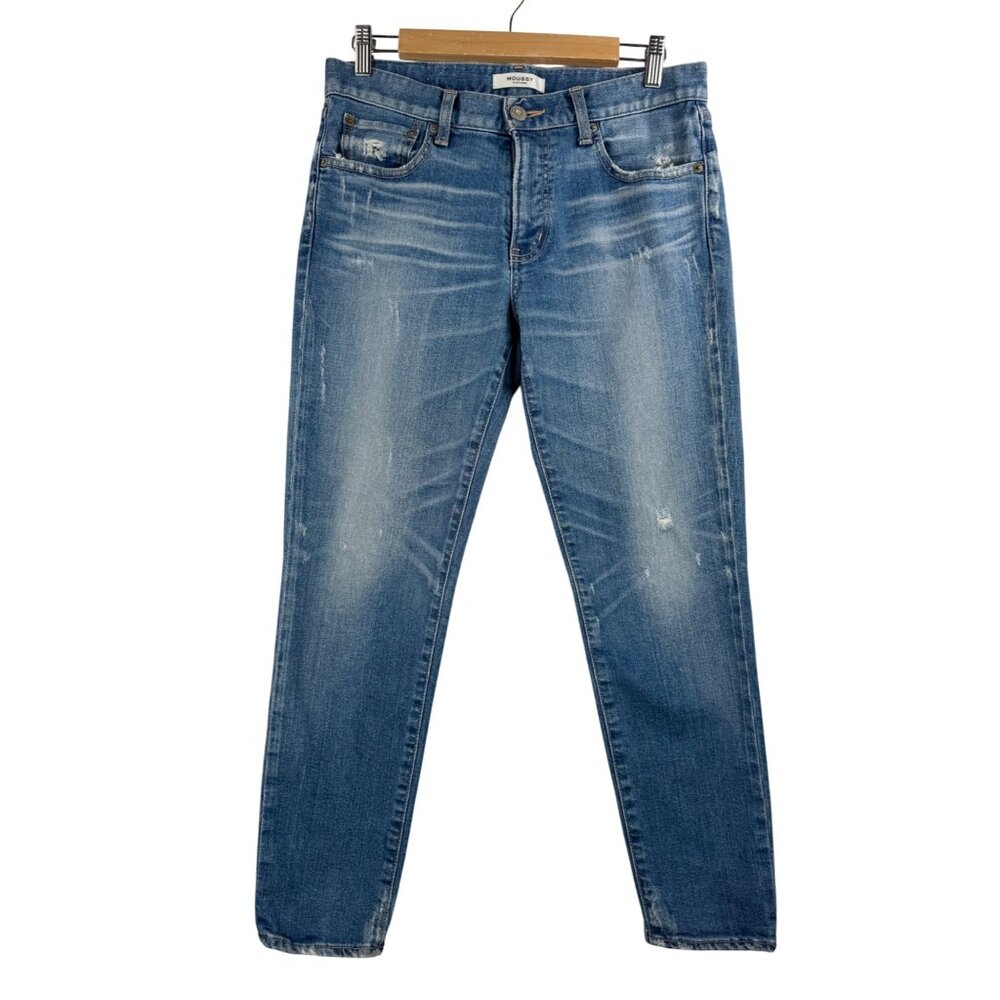 Revolve Moussy Vintage Comfort Velma Skinny Denim Jeans Blue sz 29‎